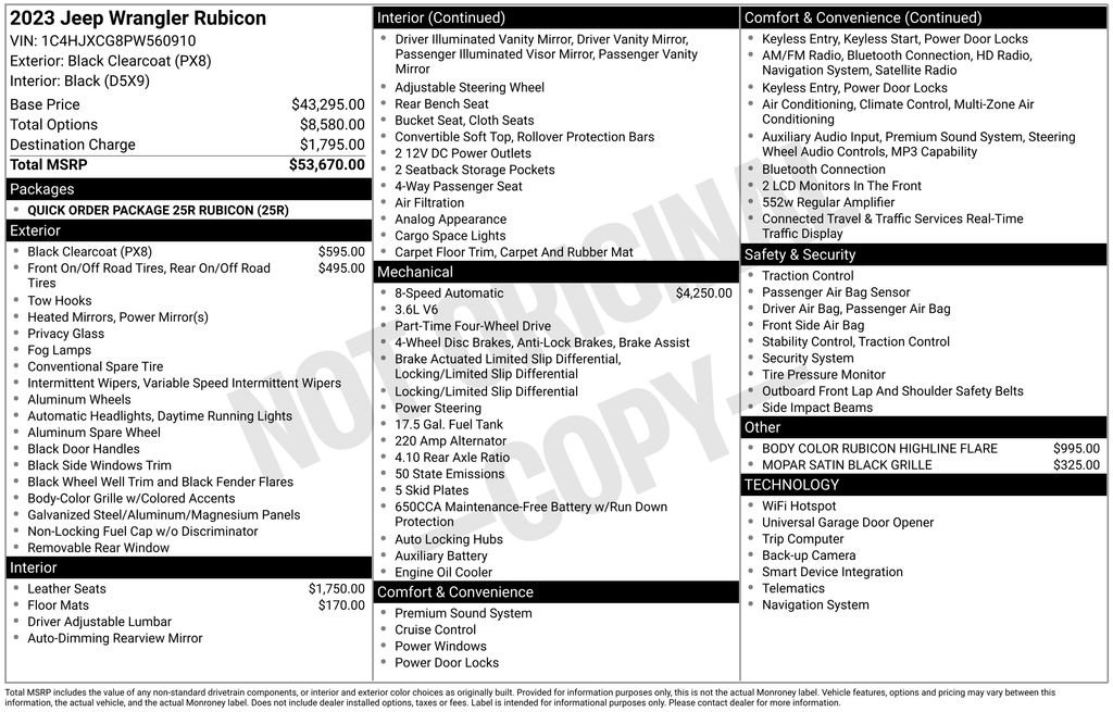 Certified 2023 Jeep Wrangler Rubicon image 10