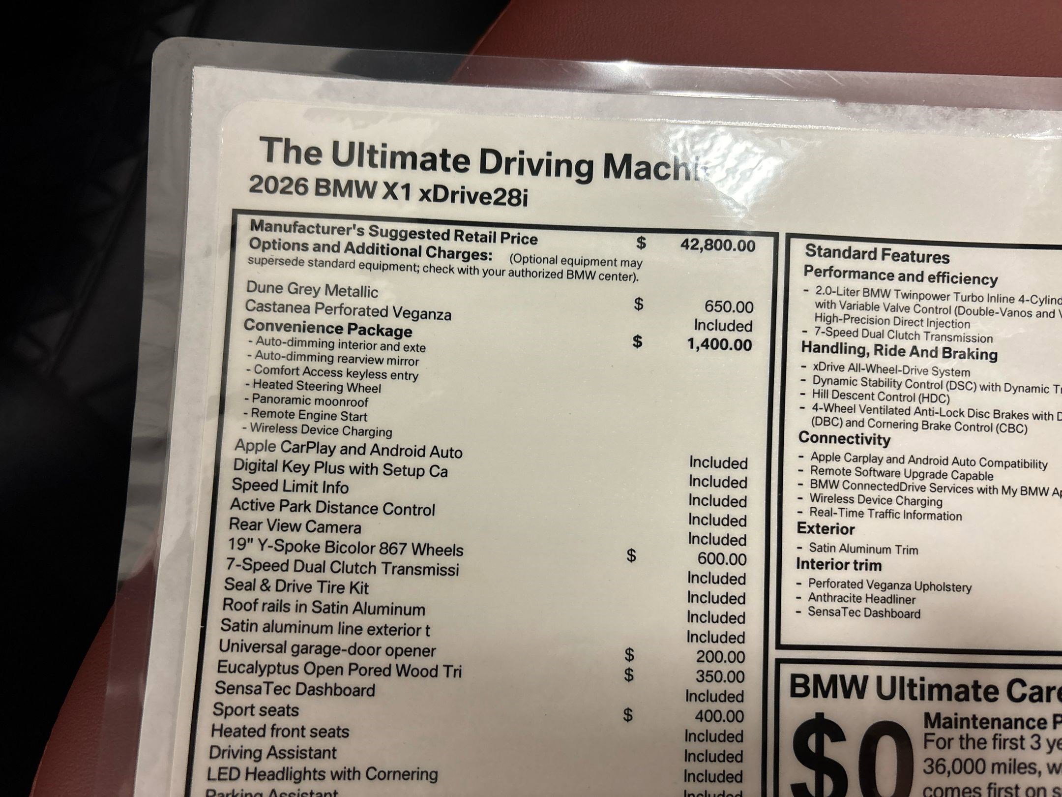 Used 2026 BMW X1 xDrive28i w/ Convenience Package image 33