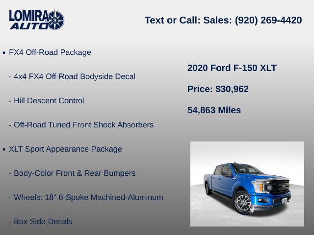 Used 2020 Ford F150 XLT w/ Equipment Group 302A Luxury AWD/4WD image 21