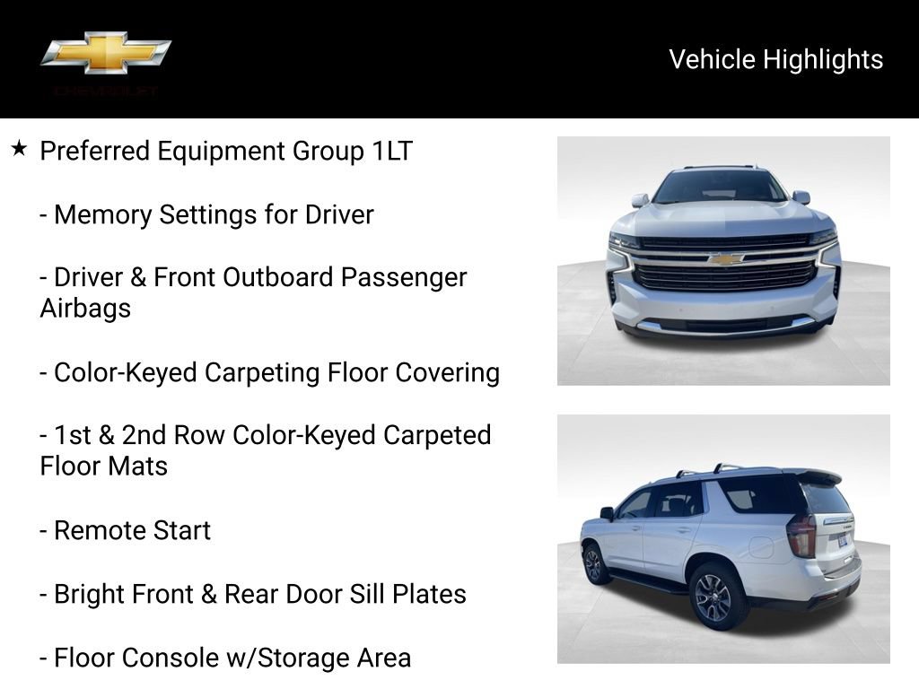 Used 2023 Chevrolet Tahoe LT w/ Luxury Package AWD/4WD image 21