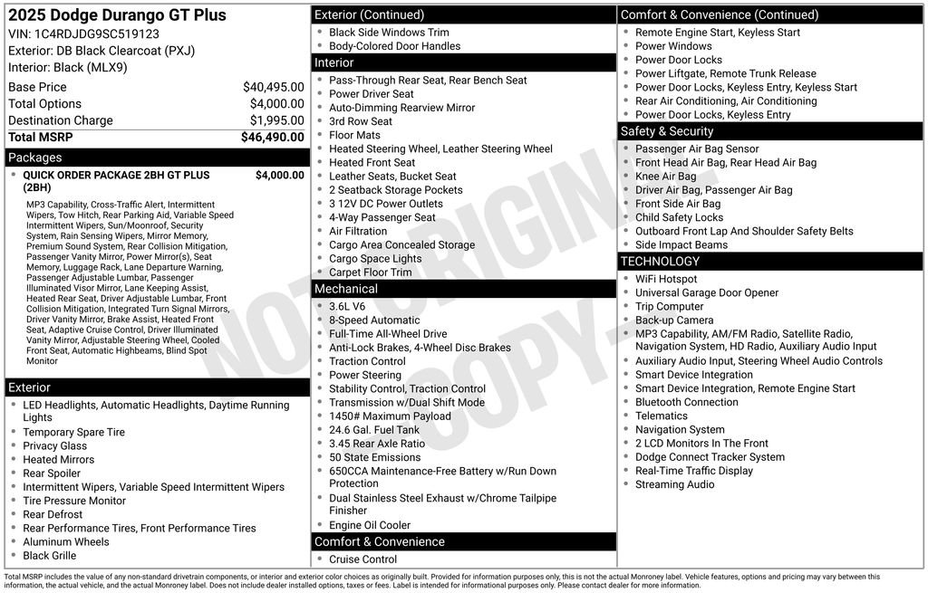 Used 2025 Dodge Durango GT AWD/4WD image 31