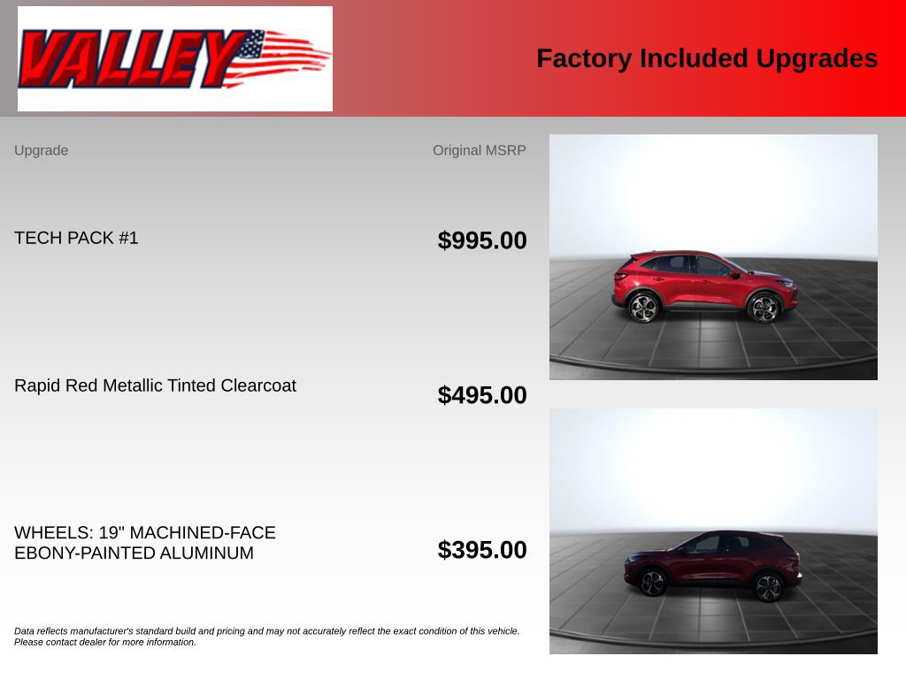 Certified 2025 Ford Escape ST-Line Select w/ Tech Pack #1 AWD/4WD image 6