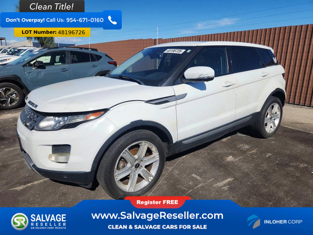 Used 2012 Land Rover Range Rover Evoque Pure Premium