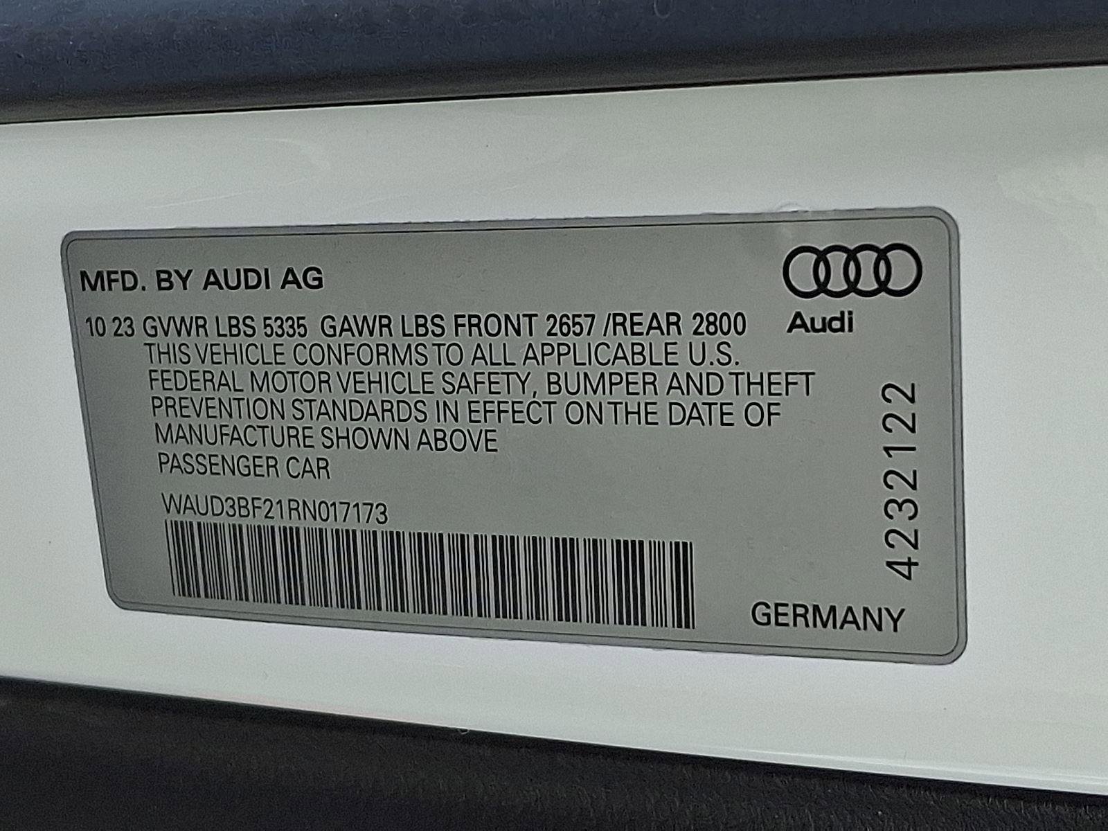 Used 2024 Audi A6 2.0T Premium w/ Convenience Package AWD/4WD image 27