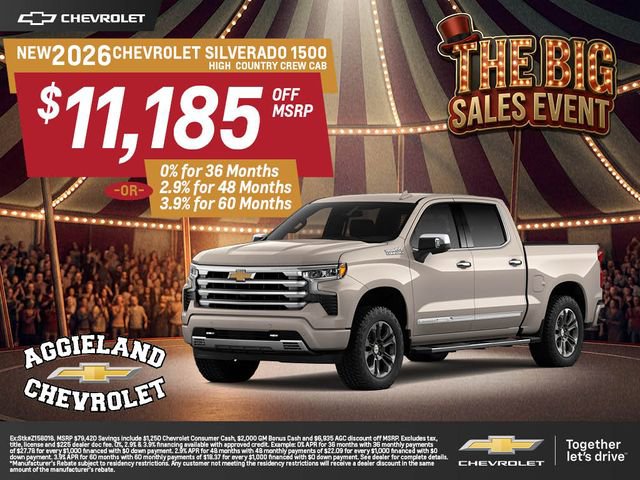 New 2026 Chevrolet Silverado 1500 High Country AWD/4WD image 4