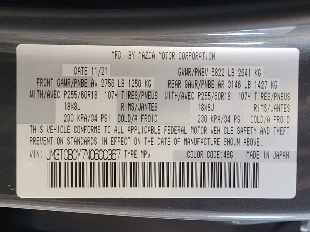 Used 2022 MAZDA CX-9 Touring AWD/4WD image 33