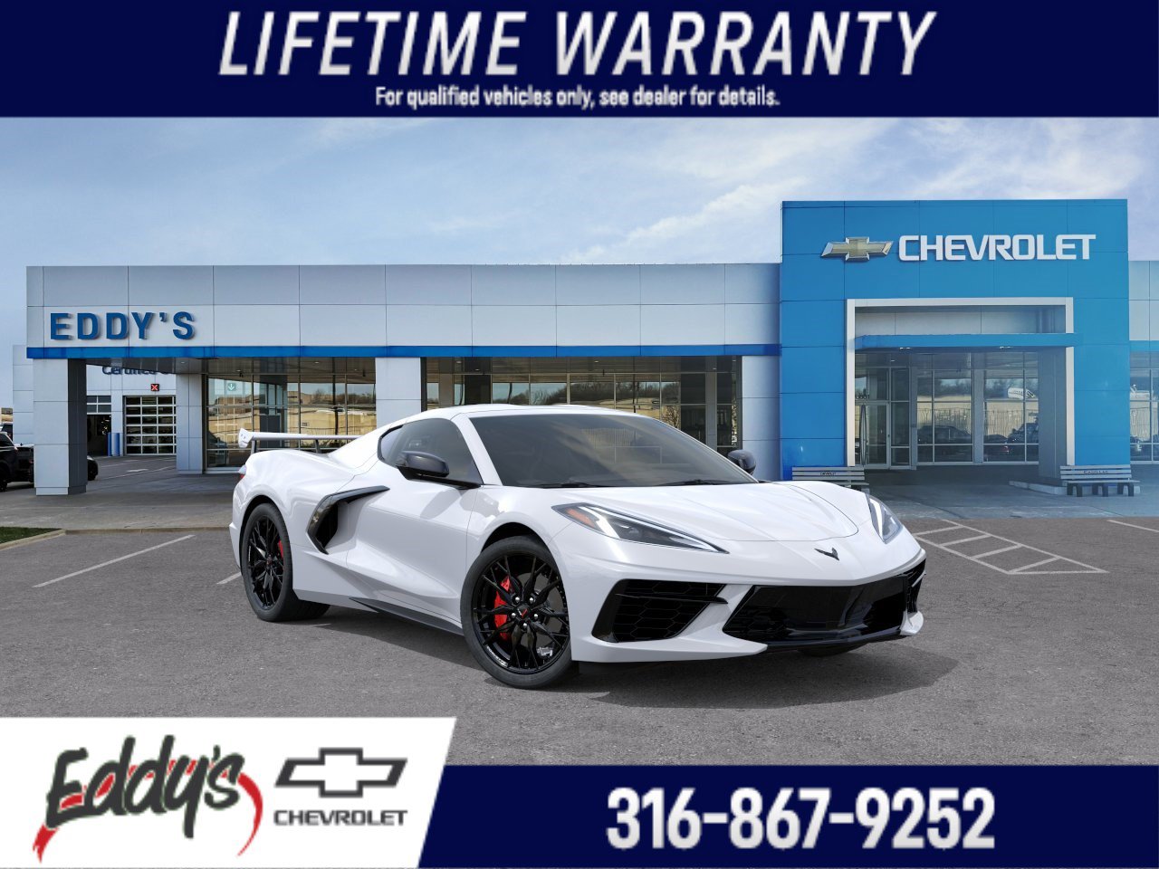New 2026 Chevrolet Corvette Stingray Coupe w/ Battery Protection Package RWD image 1