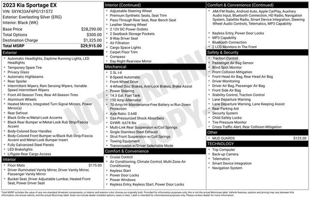 Certified 2023 Kia Sportage EX FWD image 33