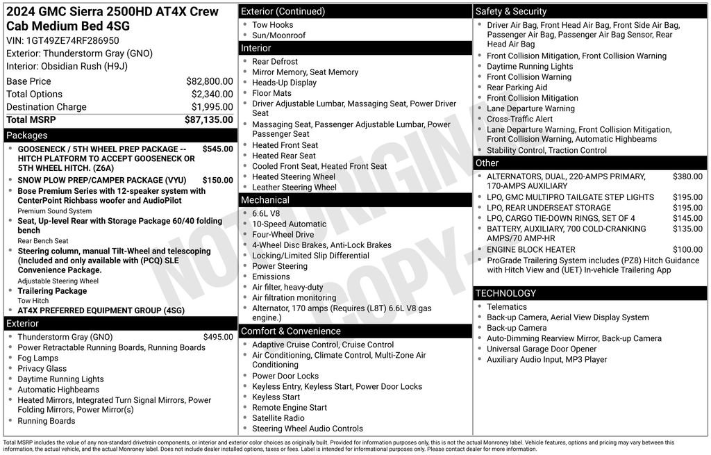 Used 2024 GMC Sierra 2500 AT4X video 3