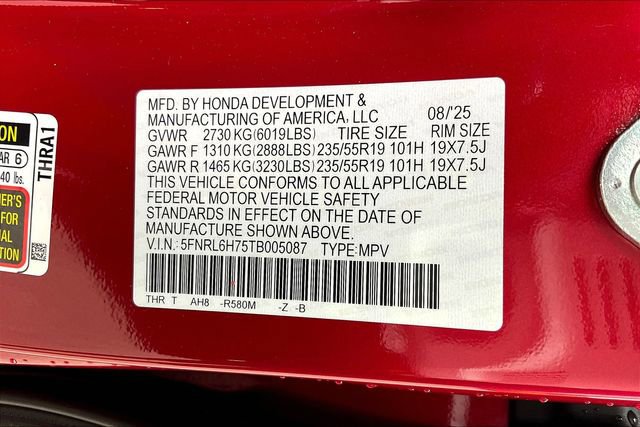 New 2026 Honda Odyssey Sport-L image 14