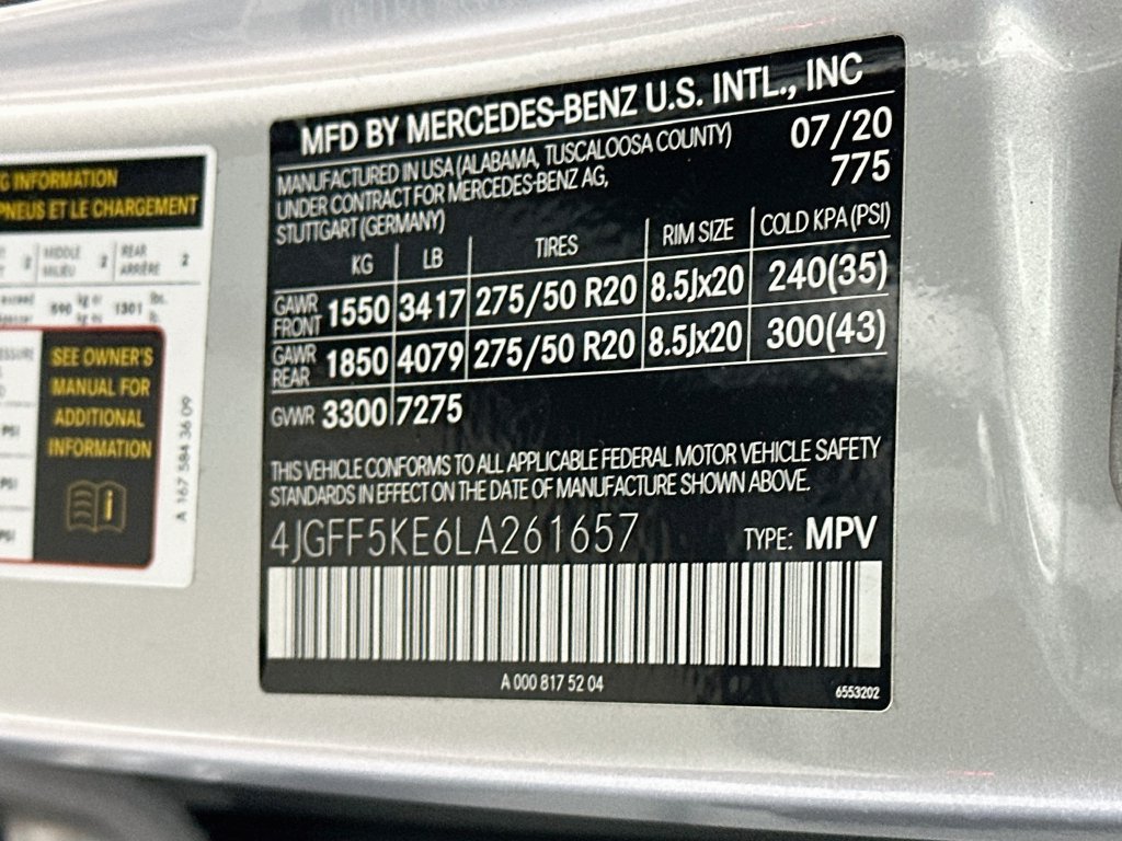 Used 2020 Mercedes-Benz GLS 450 4MATIC w/ Convenience Package image 36