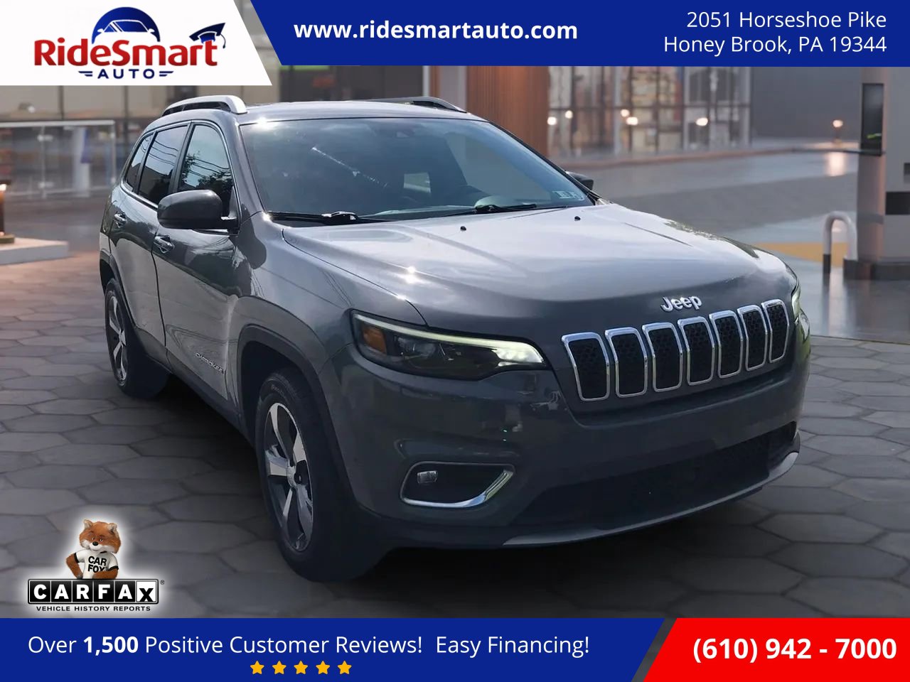 Used 2019 Jeep Cherokee Limited w/ Technology Group AWD/4WD image 1