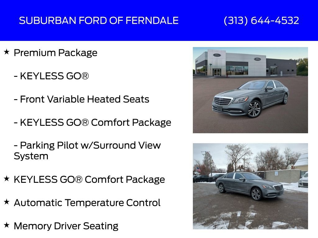 Used 2018 Mercedes-Benz S 450 4MATIC Sedan image 8