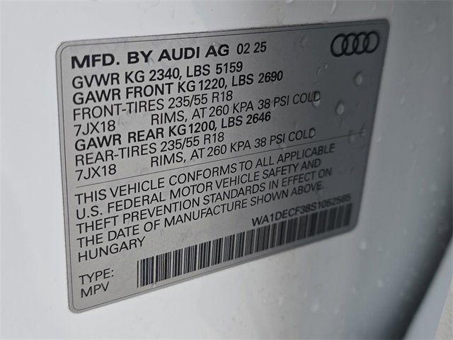 Used 2025 Audi Q3 2.0T Premium w/ Convenience Package image 39
