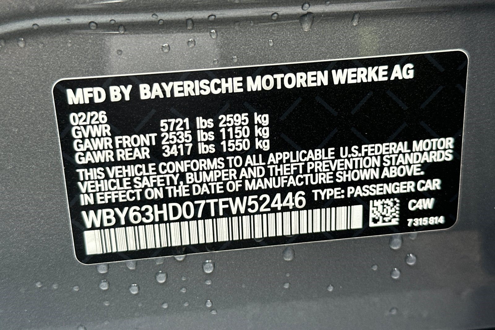 New 2026 BMW i4 eDrive40 w/ Parking Assistance Package RWD image 25