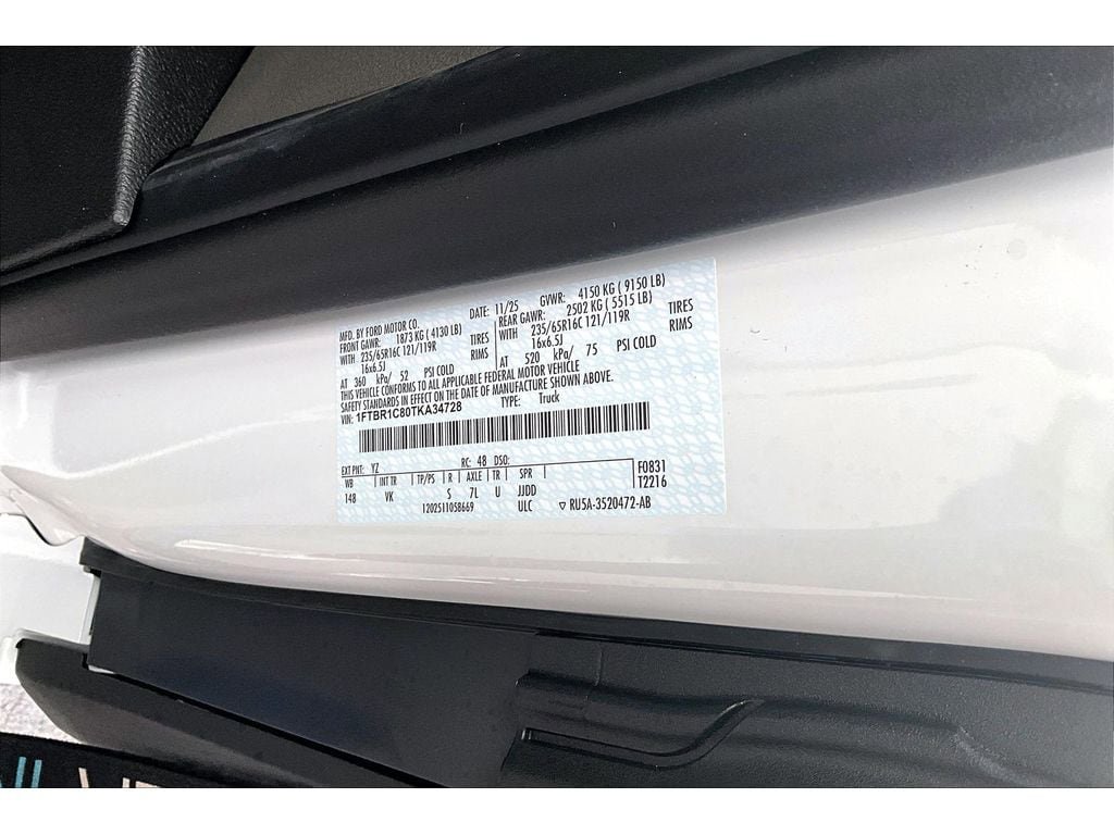 New 2026 Ford Transit 250 148 Medium Roof w/ Load Area Protection Package image 43