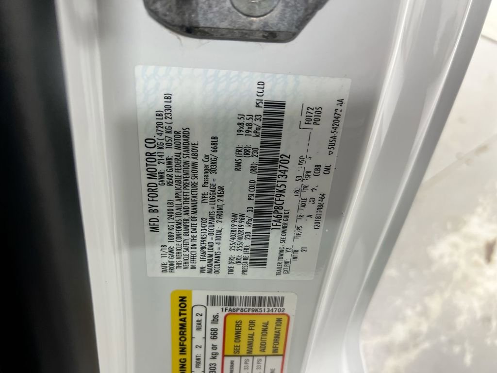 Used 2019 Ford Mustang GT w/ Black Accent Package image 27