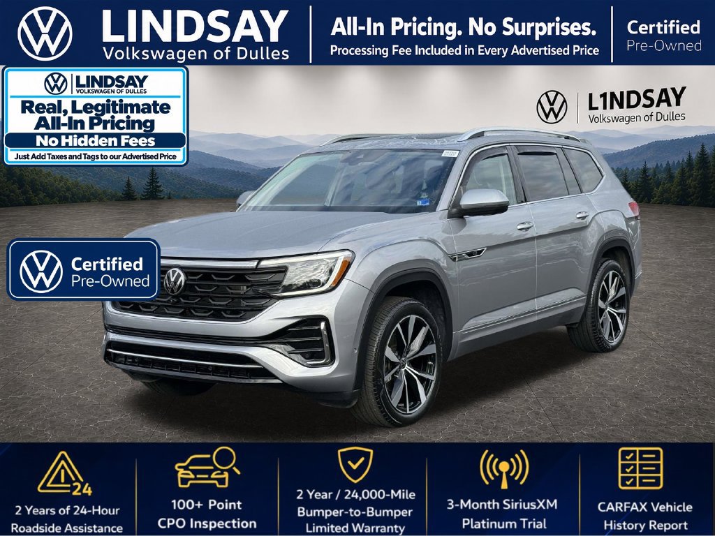 Used 2024 Volkswagen Atlas SEL Premium R-Line AWD/4WD image 4