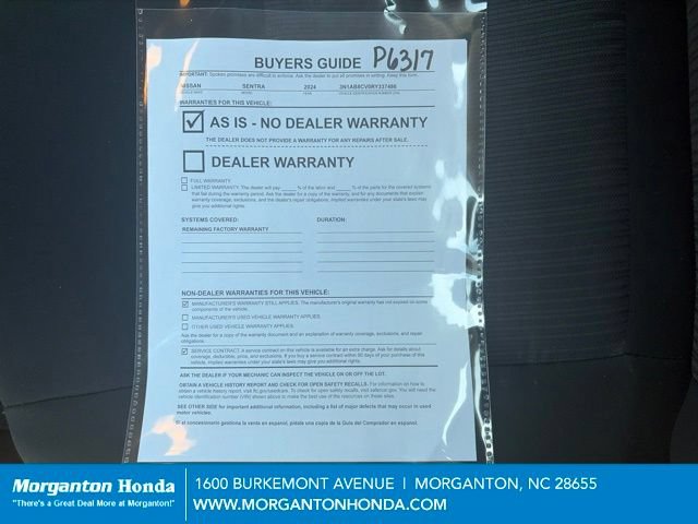 Used 2024 Nissan Sentra SV FWD image 25