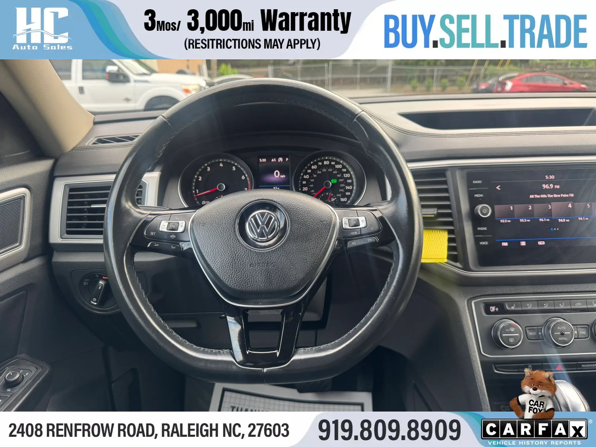Used 2019 Volkswagen Atlas SE FWD image 25