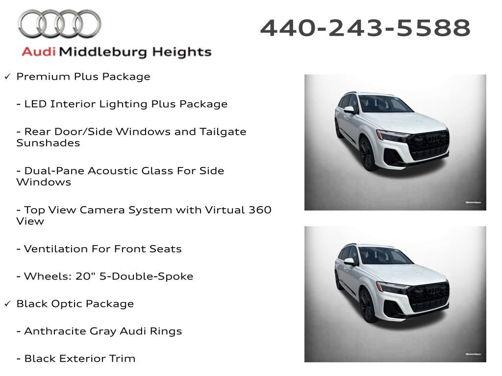 Used 2026 Audi Q7 3.0T Premium Plus w/ Premium Plus Package AWD/4WD image 12