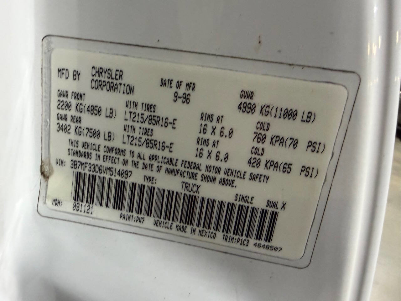 Used 1997 Dodge Ram 3500 Truck 4x4 Club Cab image 33