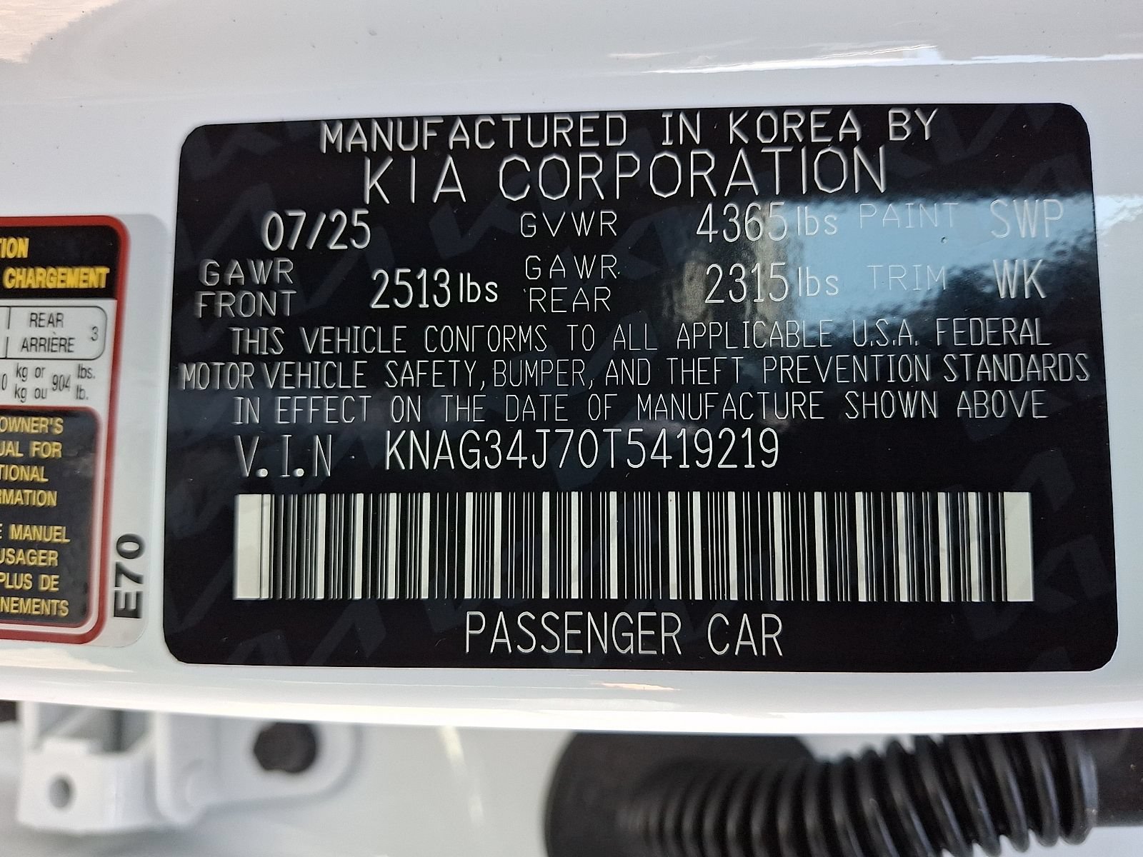 New 2026 Kia K5 EX FWD image 20