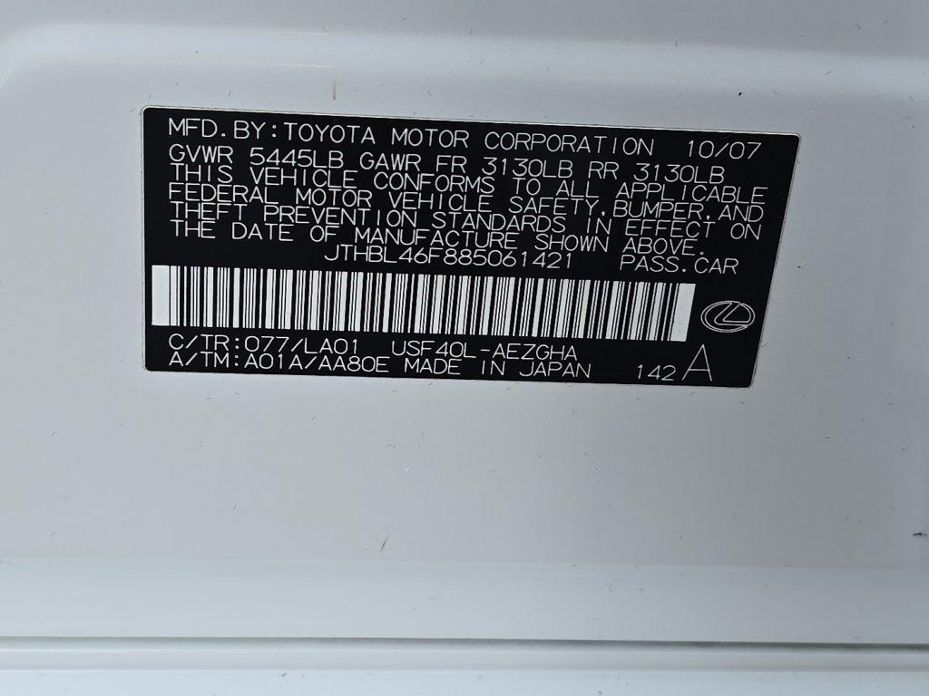 Used 2008 Lexus LS 460 RWD image 39