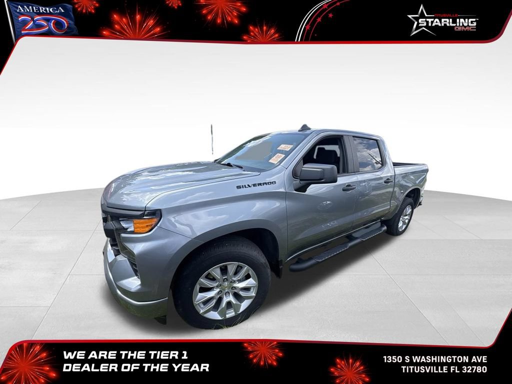 Used 2024 Chevrolet Silverado 1500 Custom w/ LPO, Dark Essentials Package AWD/4WD image 1