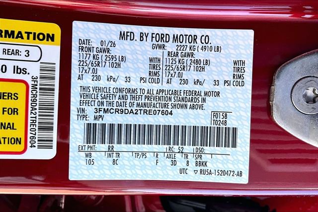 New 2026 Ford Bronco Sport Badlands w/ Badlands Tech Package image 13