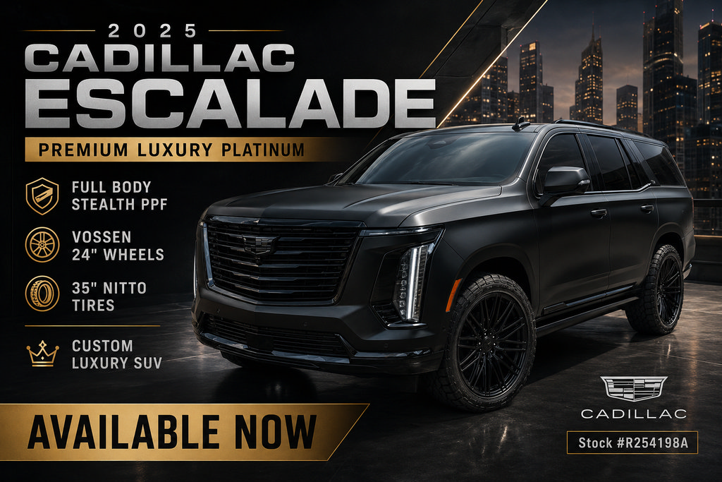 Used 2025 Cadillac Escalade Premium Luxury Platinum w/ LPO, Floor Liner Package AWD/4WD image 6