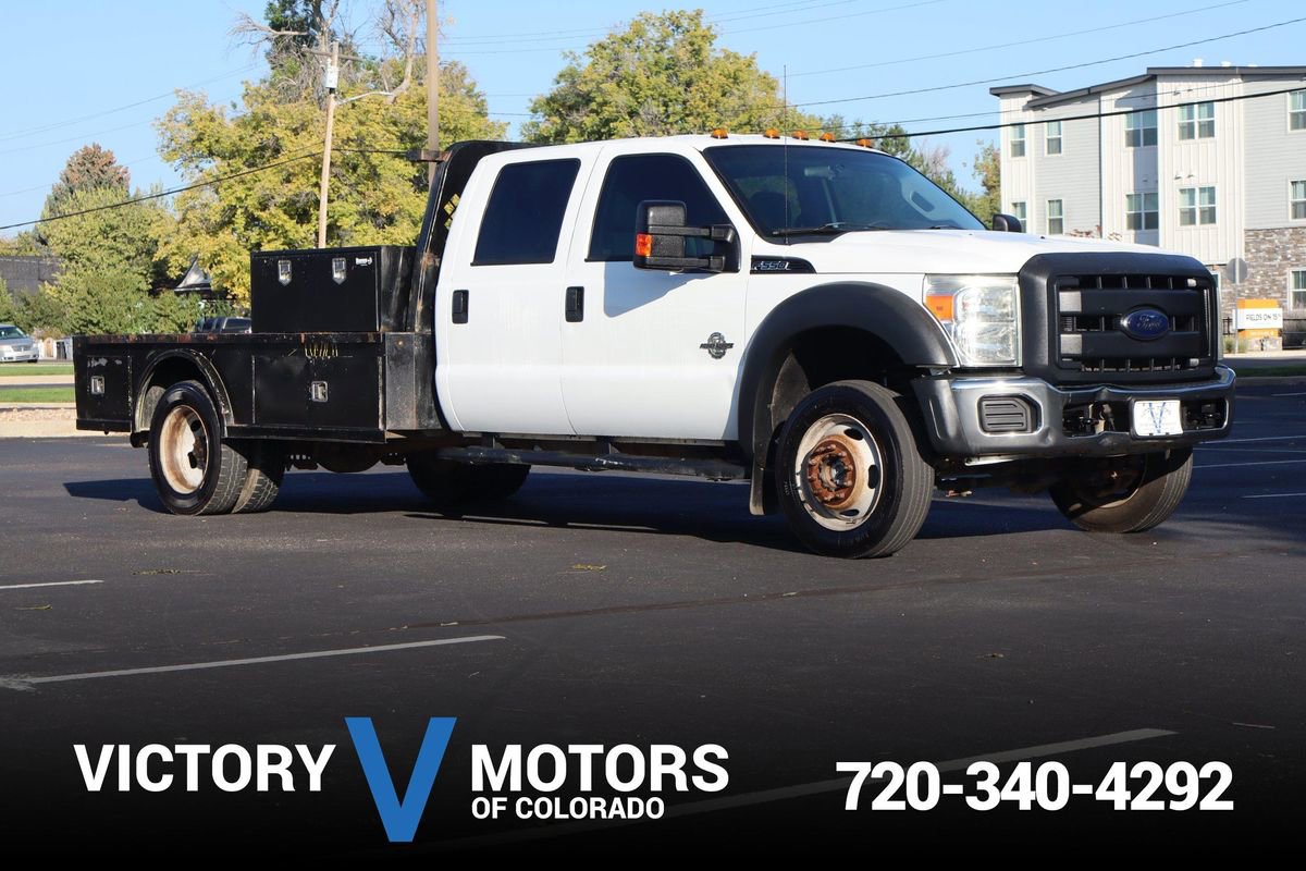 Used 2012 Ford F550 4x4 Crew Cab Super Duty w/ Payload Upgrade Pkg image 1
