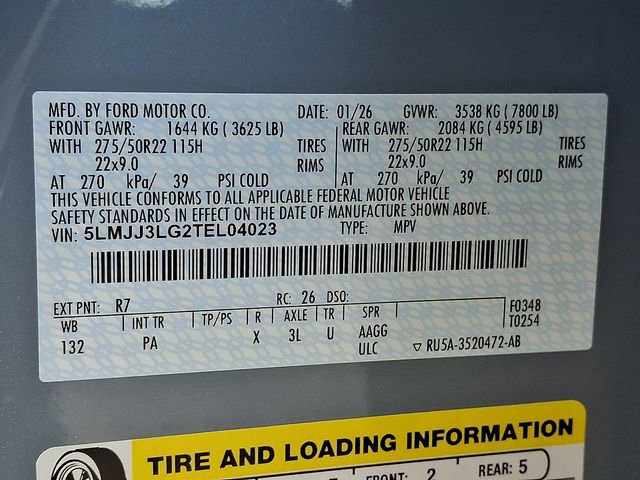 New 2026 Lincoln Navigator L Reserve w/ Jet Appearance Package image 10