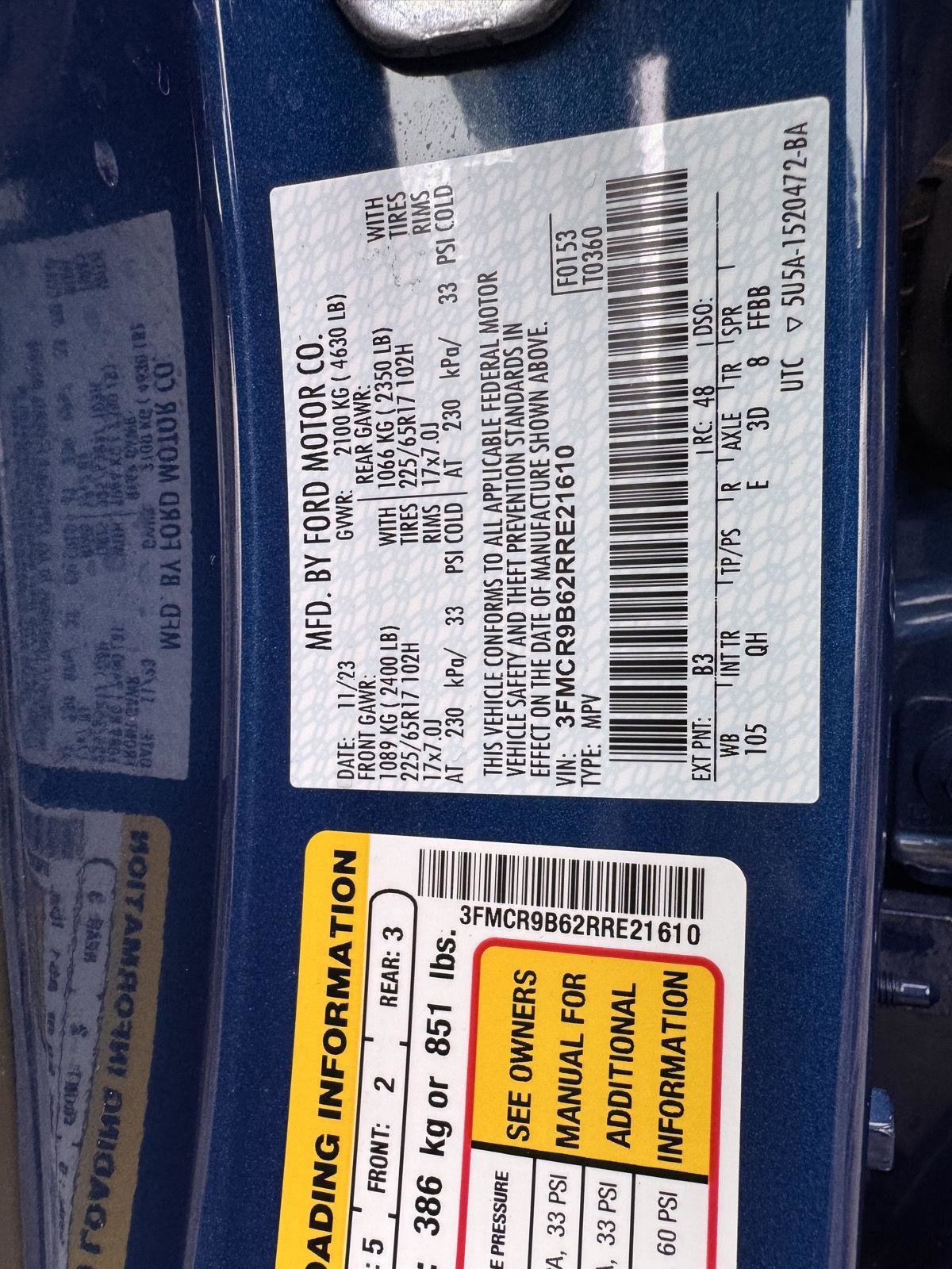 Used 2024 Ford Bronco Sport Big Bend w/ Convenience Package image 42