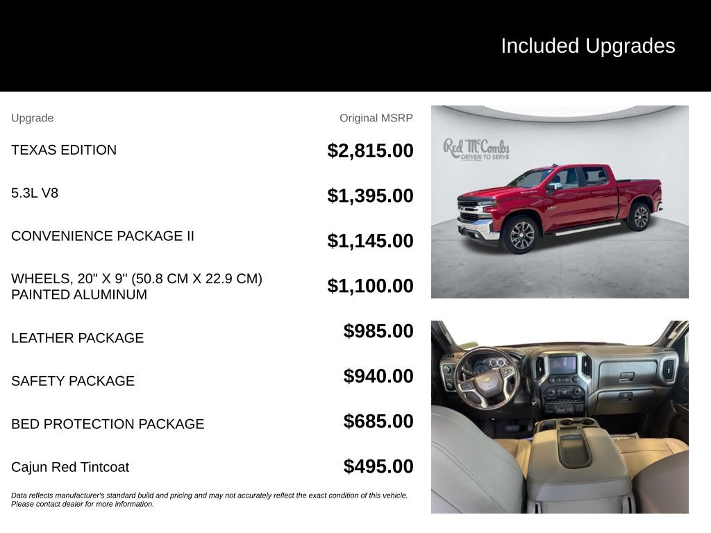 Used 2020 Chevrolet Silverado 1500 LT w/ Texas Edition RWD image 5