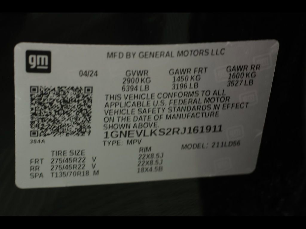 Used 2024 Chevrolet Traverse RS w/ LPO, Floor Liner Package AWD/4WD image 37