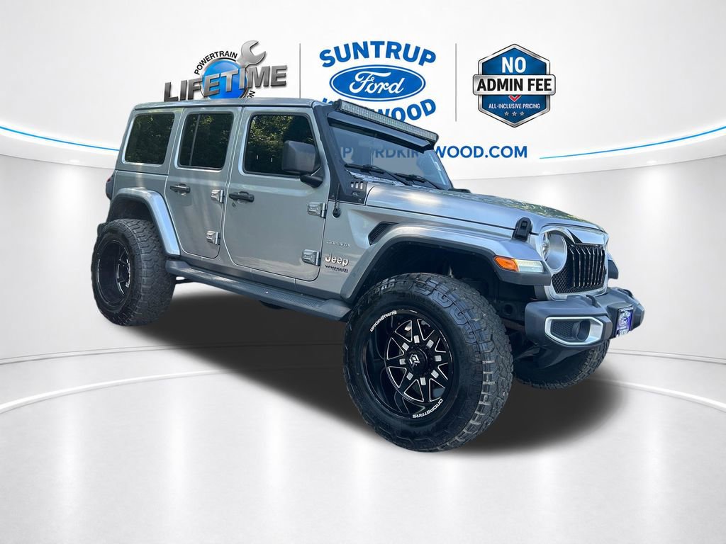 Used 2020 Jeep Wrangler Unlimited Sahara w/ LED Lighting Group AWD/4WD image 9