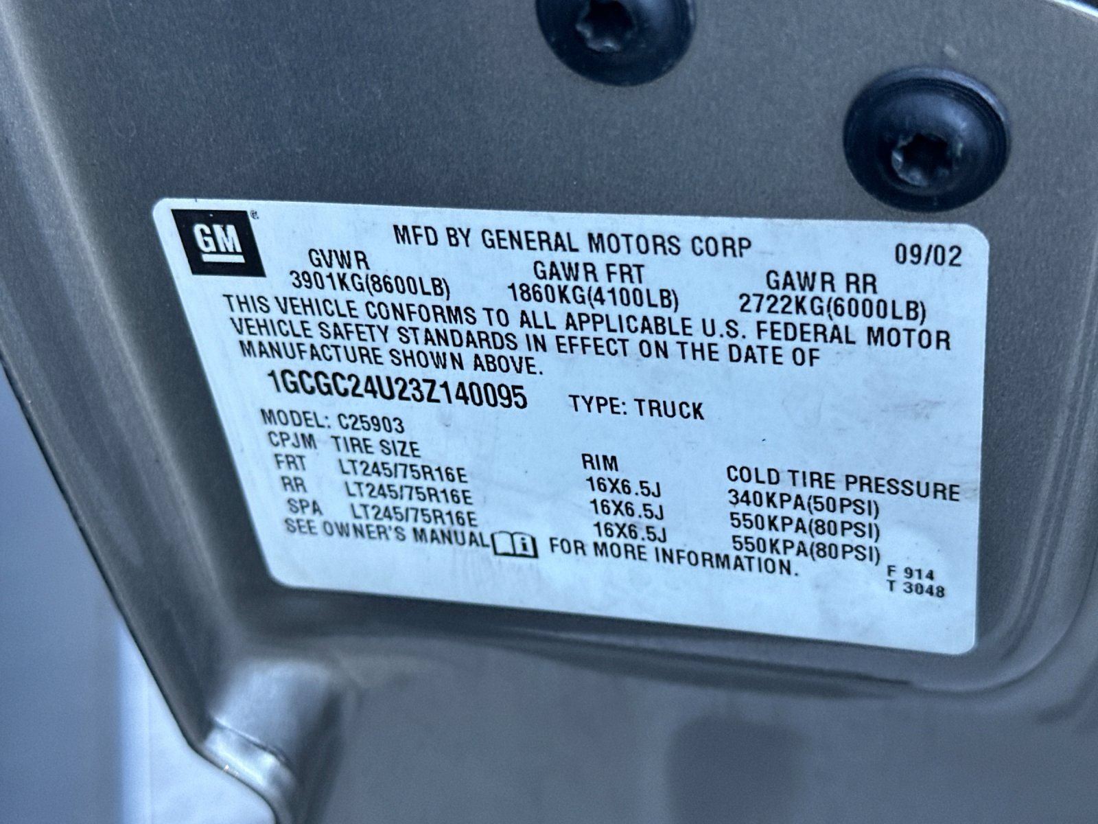 Used 2003 Chevrolet Silverado 2500 W/T RWD image 25