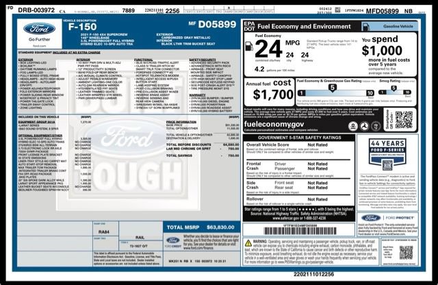 Used 2021 Ford F150 Lariat w/ Max Trailer Tow Package AWD/4WD image 33
