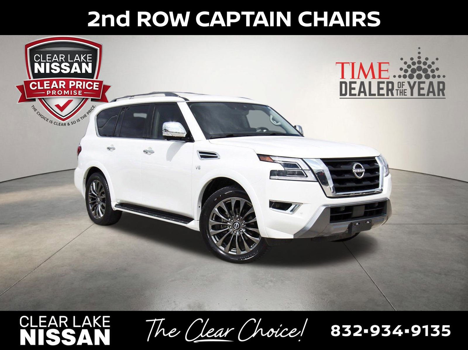 Used 2022 Nissan Armada Platinum w/ Captain's Chairs Package RWD image 1
