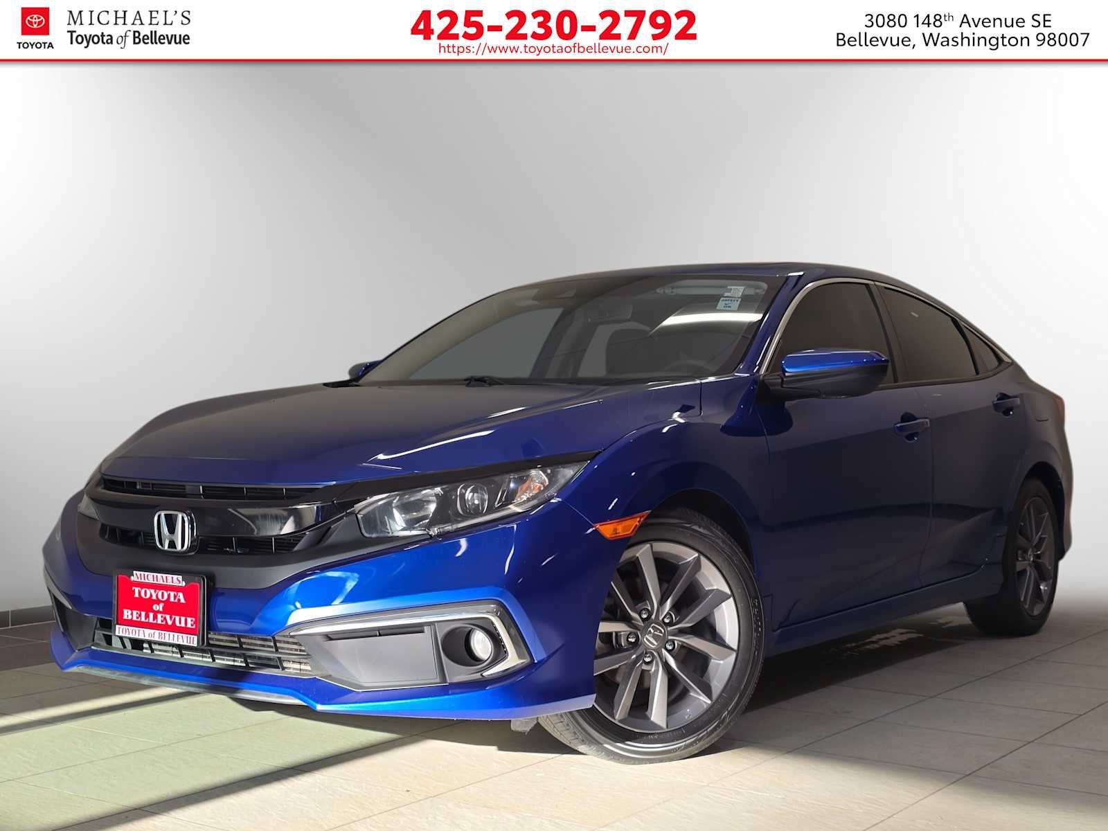 Used 2021 Honda Civic EX-L image 1