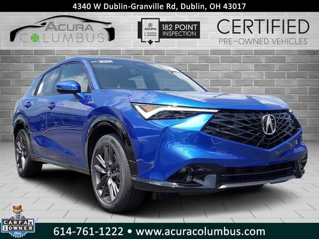 Certified 2025 Acura ADX A-Spec