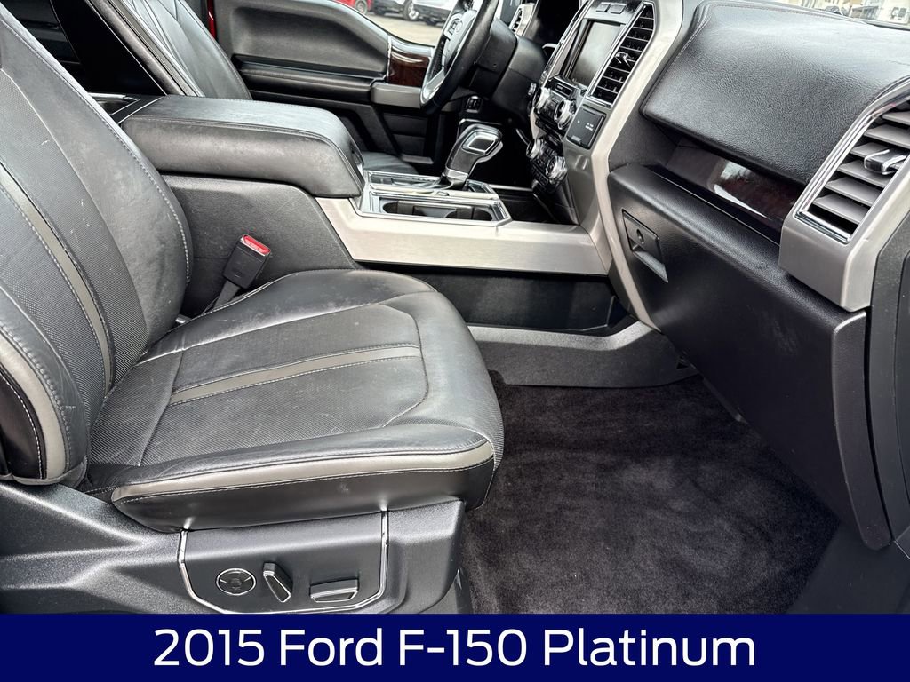 Used 2015 Ford F150 Platinum w/ Trailer Tow Package image 14