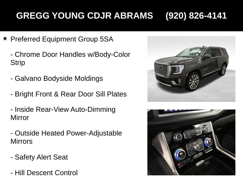 Used 2021 GMC Yukon Denali w/ Denali Premium Package image 13