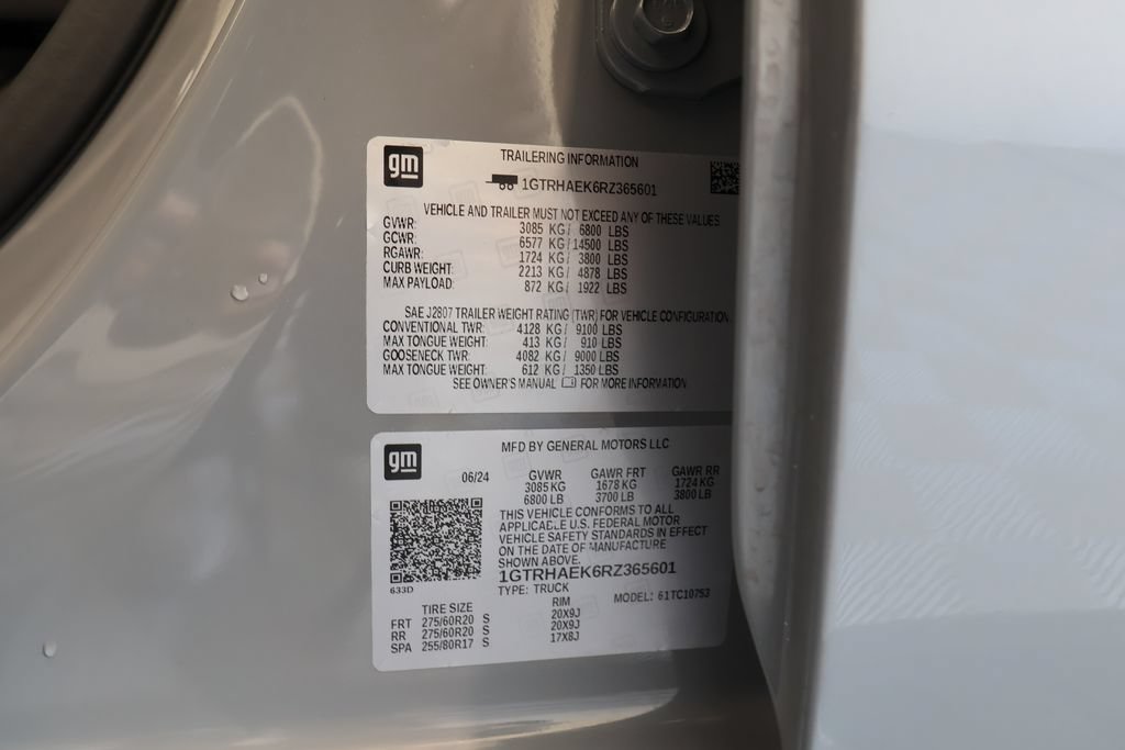 Used 2024 GMC Sierra 1500 Pro w/ Graphite Edition RWD image 33