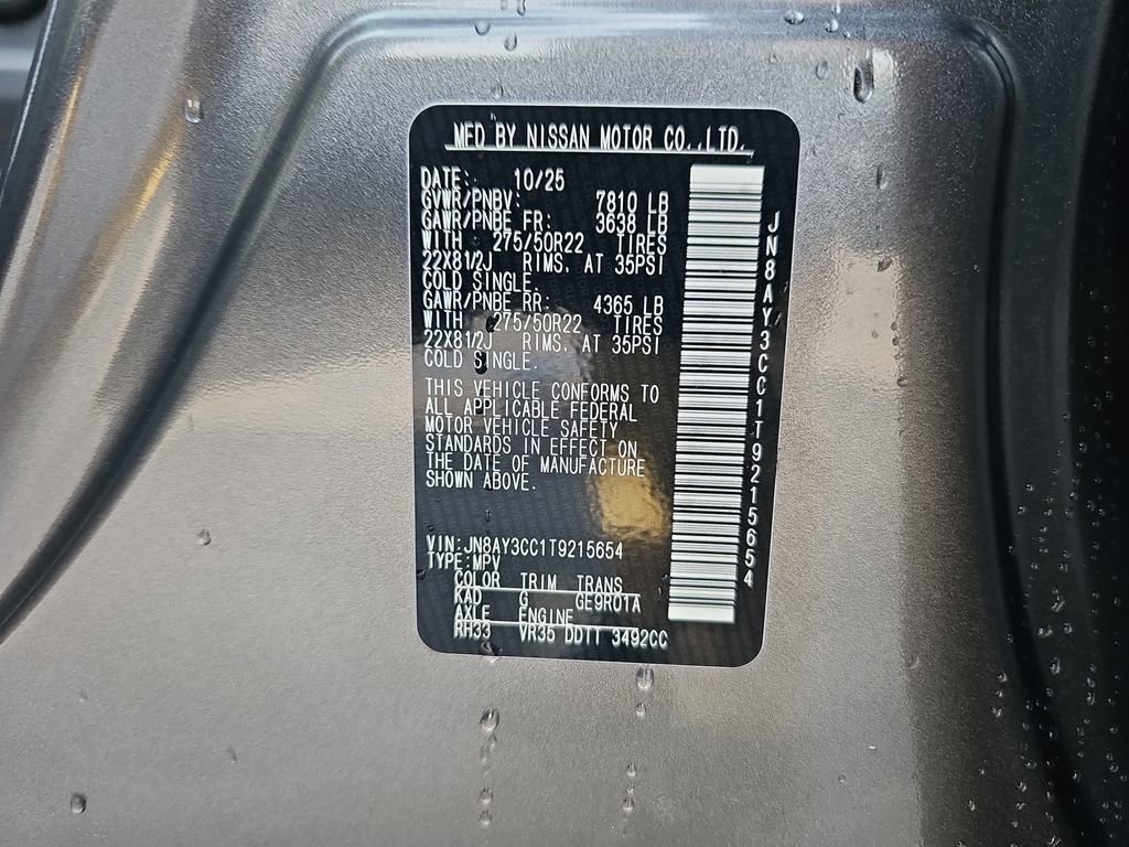 New 2026 Nissan Armada Platinum Reserve image 40