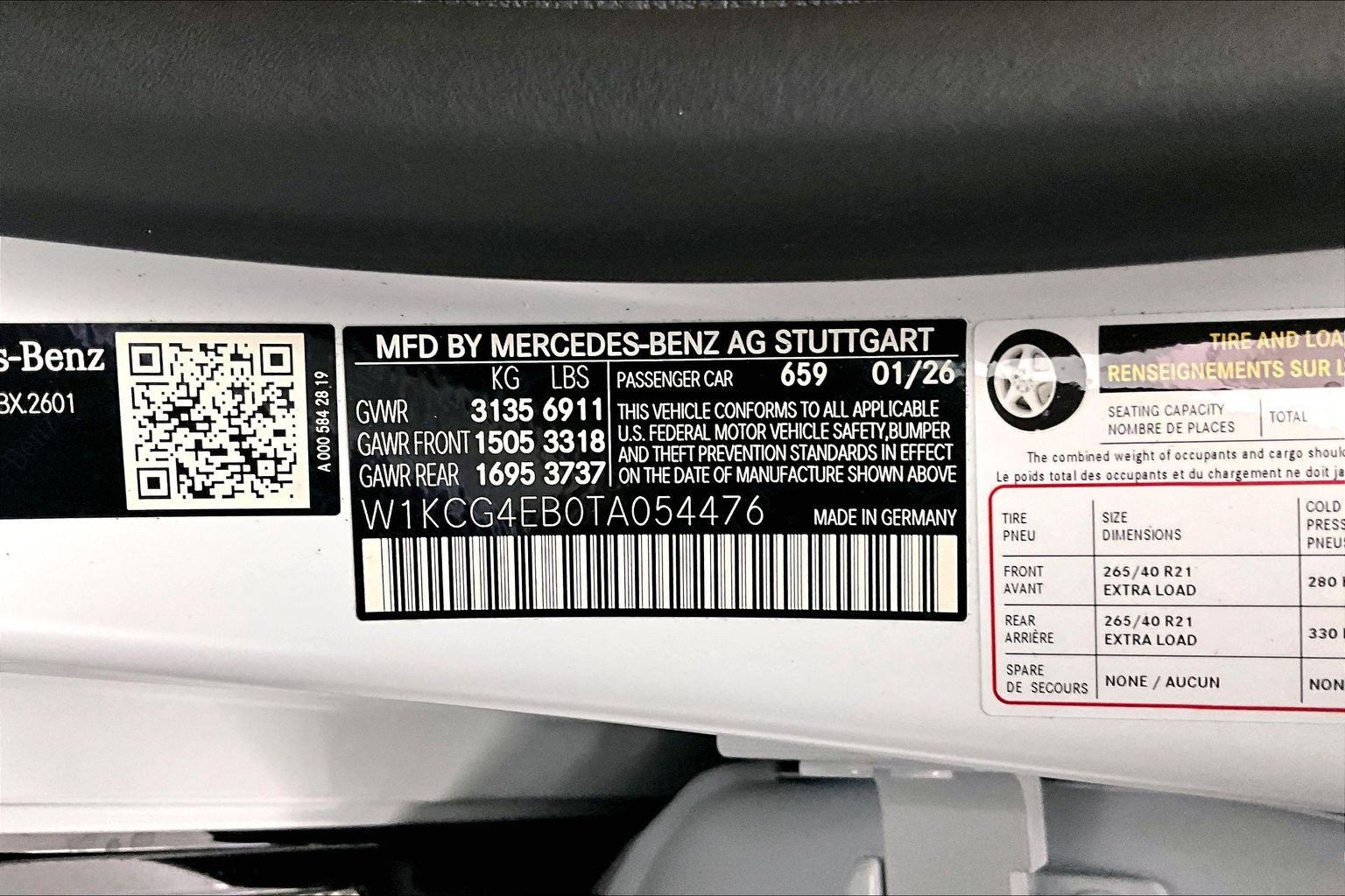 New 2026 Mercedes-Benz EQS 580 4MATIC Sedan image 14