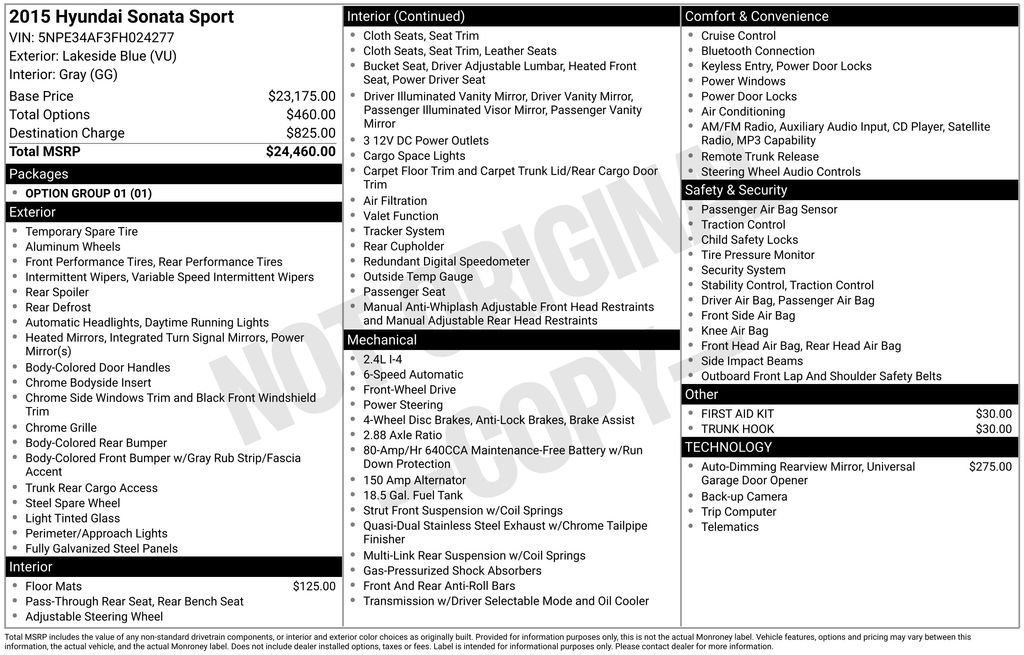 Used 2015 Hyundai Sonata Sport image 3