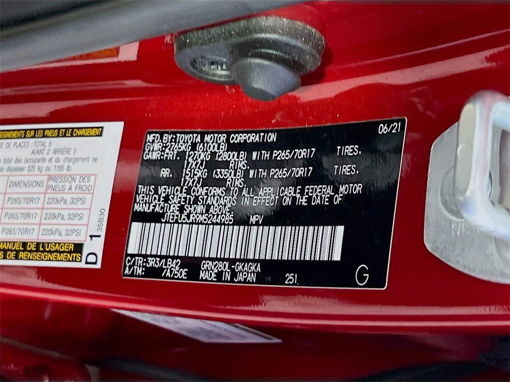 Used 2021 Toyota 4Runner SR5 Premium w/ Moonroof Package image 34