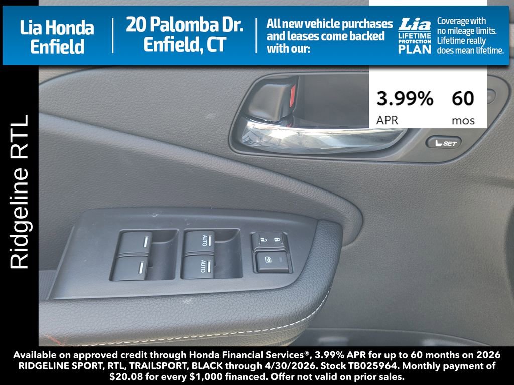 New 2026 Honda Ridgeline RTL image 14